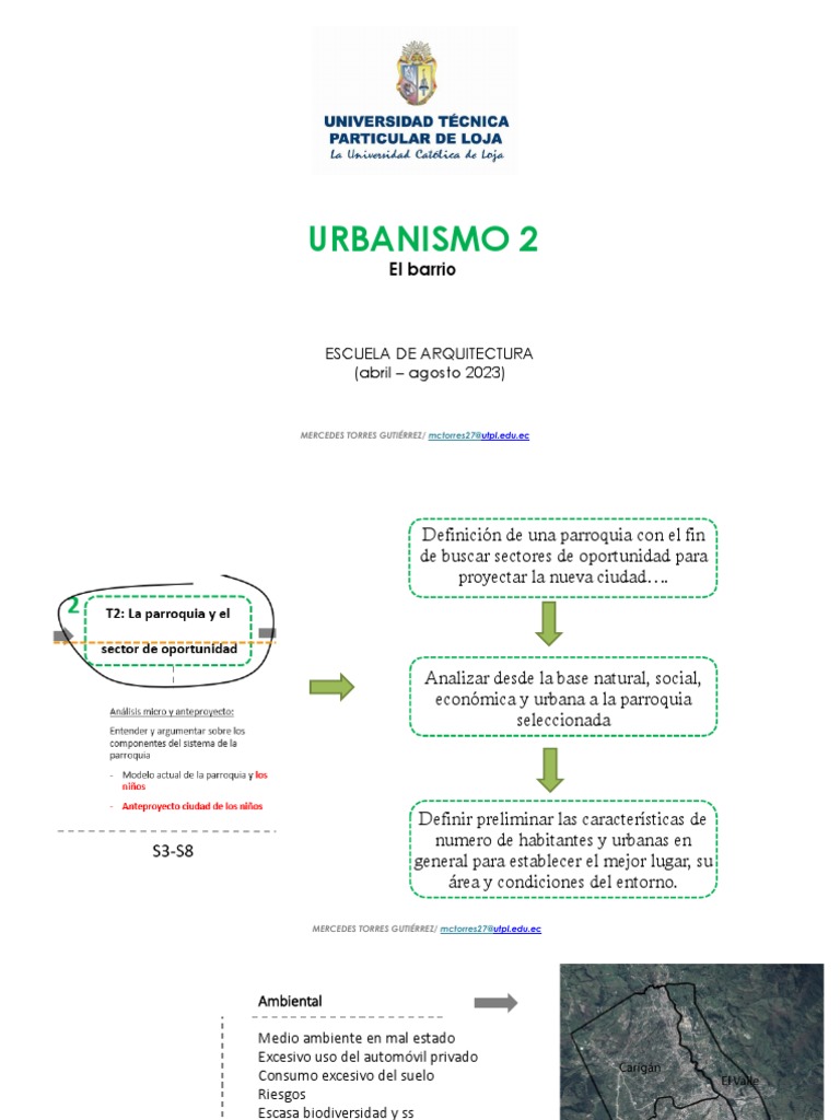 Características del Barrio en Urbanismo | PDF