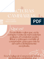Facturas Cambiarias: - Torres Paula - Blanco Gabriela
