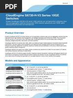 Huawei CloudEngine S6730-H-V2 Series 10GE Switches Brochure