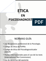 Etica en Psicodiagnostico