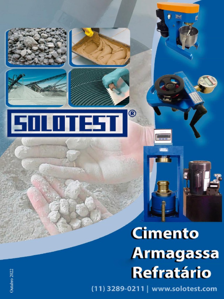Catálogo de Equipamentos Solotest | PDF | Materiais