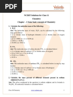 Class 11 - Chemistry - Some Basic Concepts of Chemistry CBSE