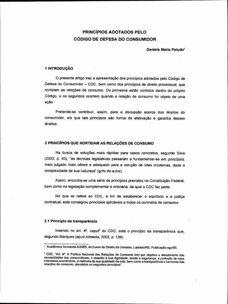 Principios Do CDC | PDF