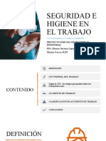 Seguridad e Higiene en El Trabajo Ing Industrial