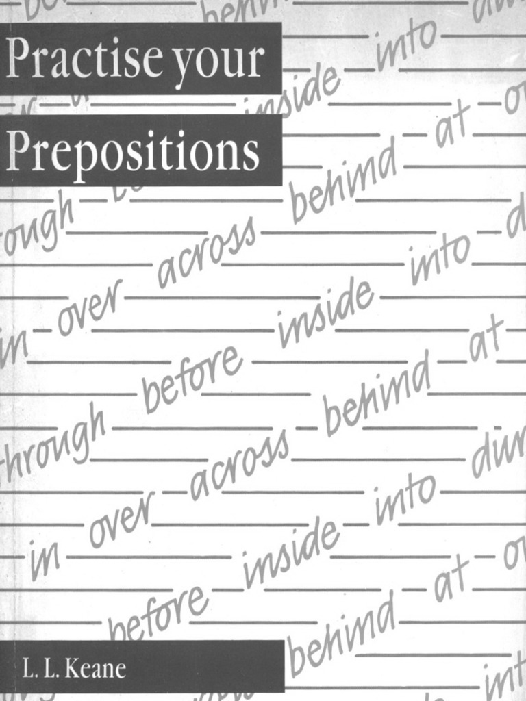 Prepositions With Answer Key Esl Worksheet By Giovanni Prep | PDF