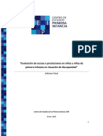 Informe Final Evaluación de Acceso A Prestaciones en Niños y Niñas de Primera Infancia en Situación de Discapacidad