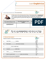 Grammar Worksheet Possessives Final 2012 11 12