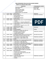 Susunan Acara Kenaikan Kelas MDTA Al-Ikhlas