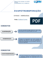 Aula 10 - Evapotranspirao