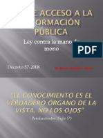 Ley de Acceso A La Información Pública