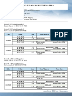 Jadwal Mengajar by AZURA NOVITRI