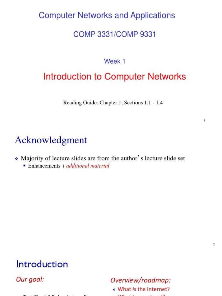 1 Intro Networks Ans Pdf Computer Network Digital Subscriber Line
