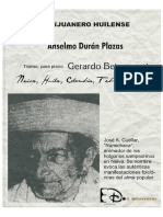 Sanjuanero Huilense. para Piano. Anselmo Durán Plazas.