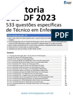 Mentoria SES-DF (533 Questões de Técnico em Enfermagem)