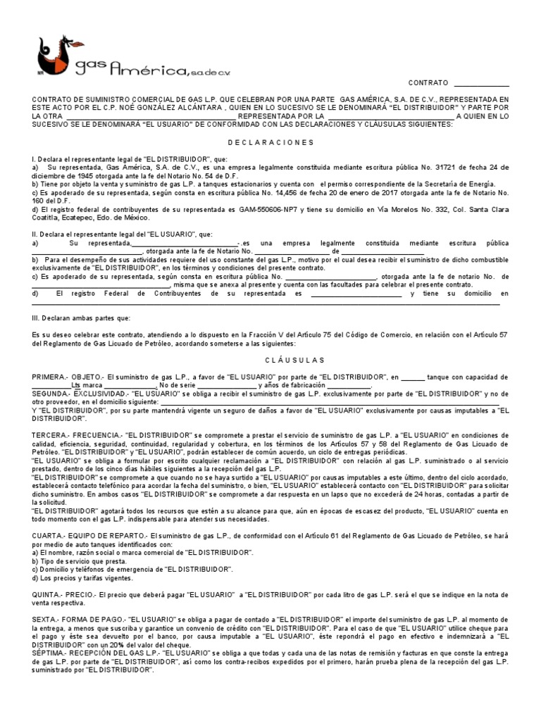 MACHOTE CONTRATO DE SUMINISTRO COMERCIAL (1) | PDF