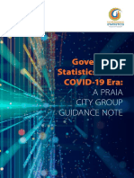 PRAIA GROUP Guidance Note Governance Statistics in Covid 19 Era FINAL