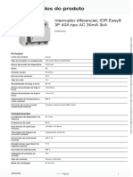 Interruptor Diferencial Residual Easy9 - DR - IDR - EZ9R33340