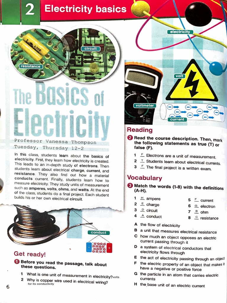 Electricity Basics Complete PDF Electricity Electric Current