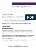 Bullying in The Health Care Workplace A Guide To Prevention Mitigation