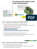 Guia de Configuração Modbus TCP - IP Com Biblioteca