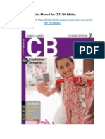 Solution Manual For Cb7 7th Edition