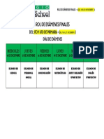 Rol de Exámenes Finales (Diciembre)