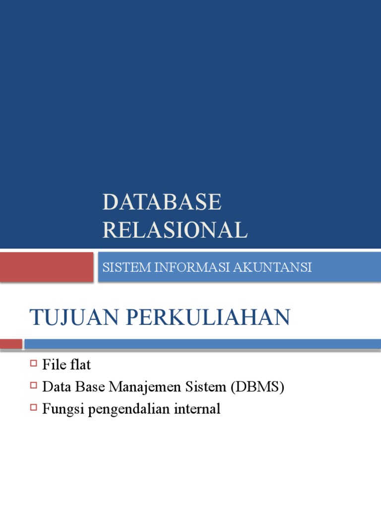 Kelebihan dan Karakteristik Database Relasional | PDF | Databases ...