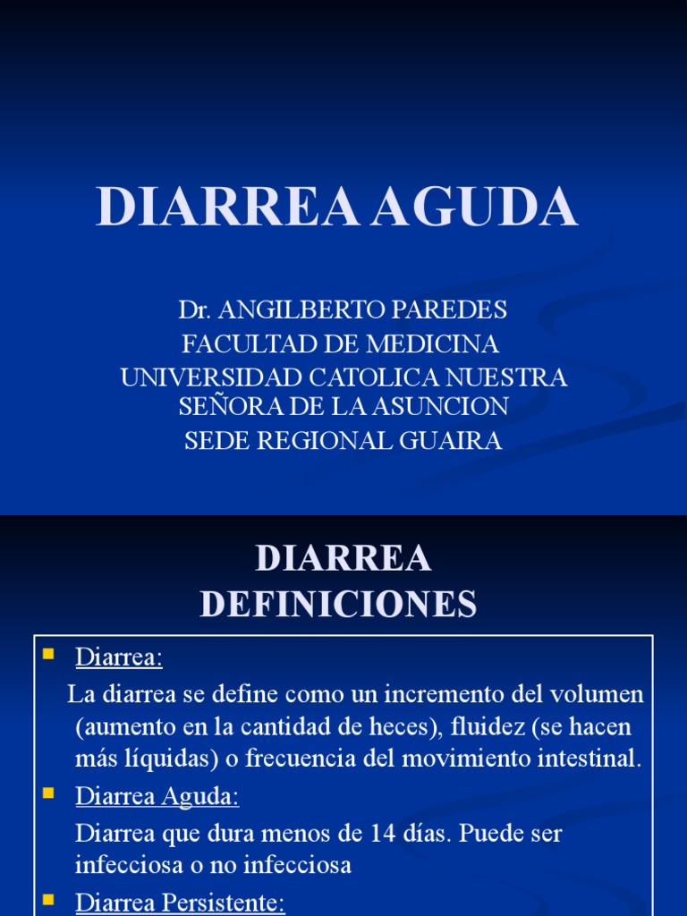 16 Diarrea Aguda PDF Diarrea Epidemiología