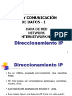 Redes Y Comunicación de Datos - I: Direccionamiento IP