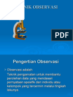 Kuliah 2 Teknik Observasi