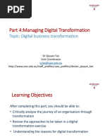 Week 9 - Digital Transformation Managemnt