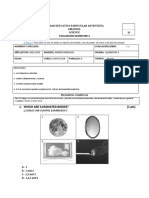 Cuestionario Examen Quimestral 2Q - 4to EGB - SCIENCE