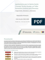 Ficha de AcompanŢamiento - Primaria - Quinta Sesioěn de CTE