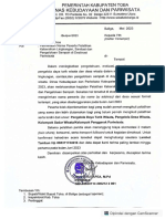 Permintaan Nama Peserta Pelatihan Kebersihan Lingkungan, Sanitasi Dan Pengelolaan Sampah Di Destinasi Pariwisata