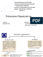 Mapa Conceptual Filosofía de Gestión y Los Criterios Fundamentales para La Preparación de Los Organigramas