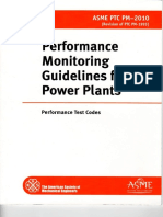 Asme PTC PM Performance Monitoring Guidelines For Steam Power Plant 2010 New PDF Free