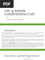 Ups & Power Conditioning Unit