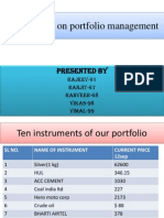 Presentation On Portfolio Management 11