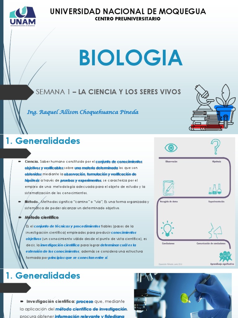Introducción a la Biología y Métodos Científicos | PDF | Organismos ...