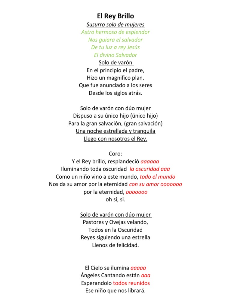 Letras Cantos Navidad 2022 | PDF | Cristo (título) | Navidad, image size:768x1024