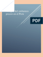 El Embarazo Adolecente Representa Hoy en Día Uno de Los Principales Problemas Públicos Que Afecta A Las Adolescentes Del Perú