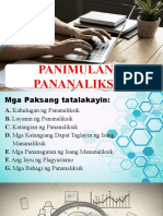 Q2 Aralin 3 Panimulang Pananaliksik