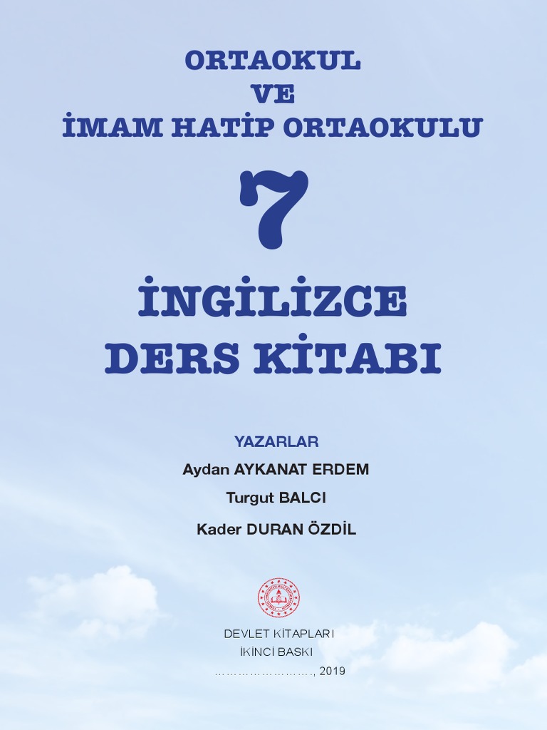 ingilizce 7 sınıf 1 dönem 2 yazılı soruları meb