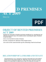 Rented Premises Act