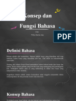 Bahasa Indonesia (Konsep & Fungsi Bahasa)