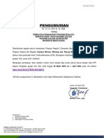 Pengumuman Pembuatan KTM BNI Reg2 Genap 2022-2023