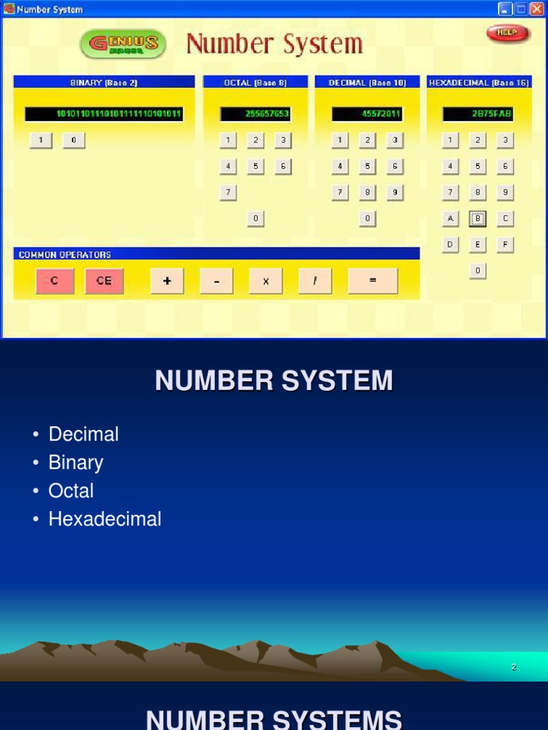 Number Systems: Binary, Octal, Hexadecimal | PDF | Byte | Decimal
