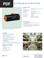 Ebro Single-Acting Pneumatic Actuator | PDF | Actuator | Piston
