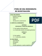 Estructura de Una Monografía de Investigación