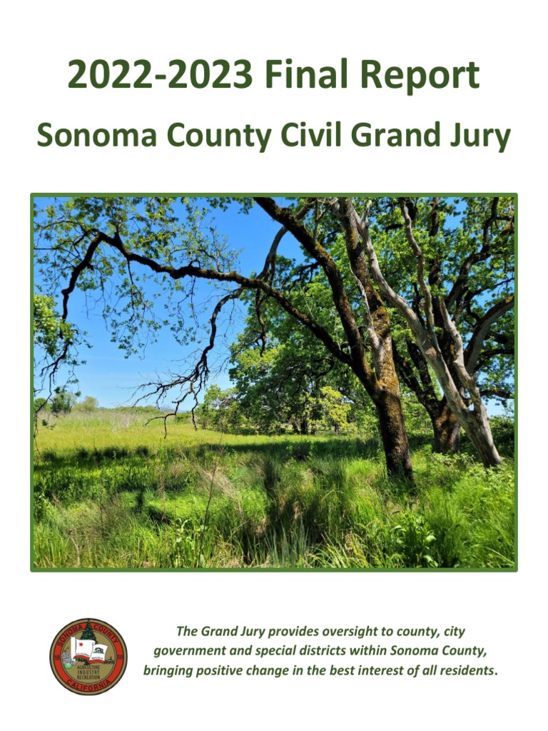 Sonoma County Civil Grand Jury Report, 202223 PDF Cemetery Grand